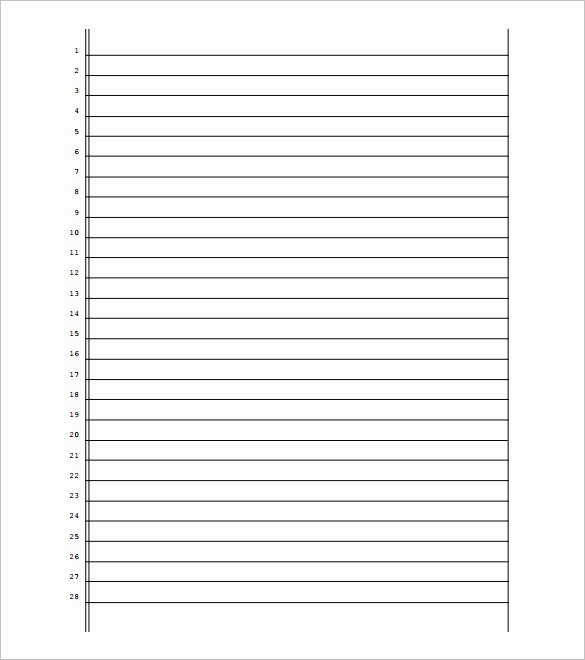 White Paper Template Doc Fresh Word Document with Lines Template White Paper Template