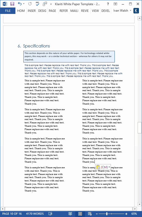 White Paper Template Doc Inspirational White Papers – Ms Word Templates &amp; Free Tutorials