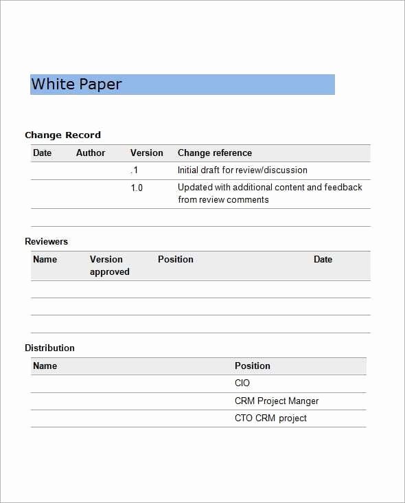 White Paper Template Indesign Inspirational 8 White Paper Design Templates Word Excel Pdf formats