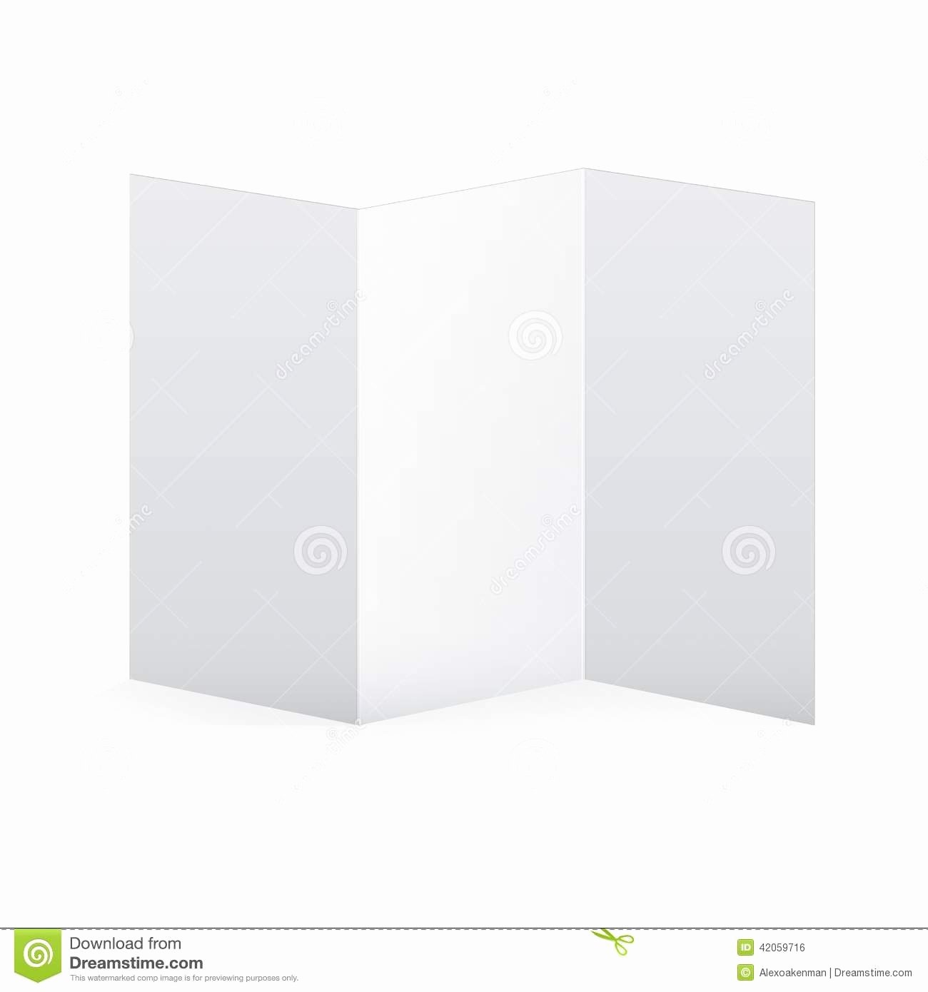 White Paper Template Indesign Inspirational Blank Vector White Tri Fold Brochure Template Stock
