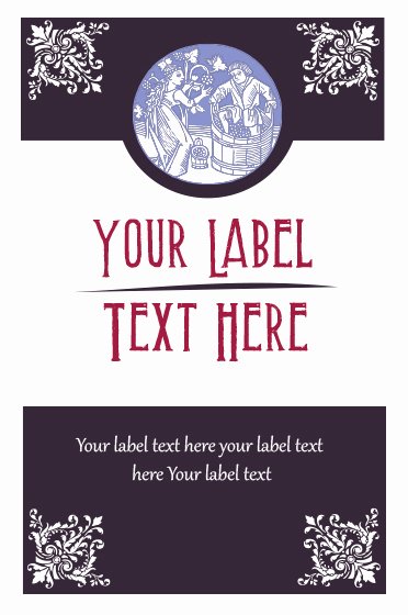 Wine Label Template Word New Free Illustrator Templates for Custom Wine Labels On Behance
