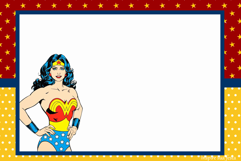 Wonder Woman Invitation Template Fresh Wonder Woman Retro Party Free Printable Boxes and Free