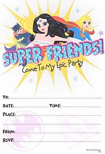 Wonder Woman Invitation Template Luxury 196 Best Images About Party Invitations On Pinterest
