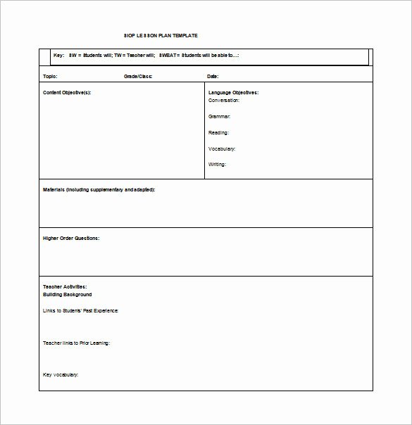 Word Lesson Plan Template Lovely Blank Pe Lesson Plan Template Microsoft Word Templates