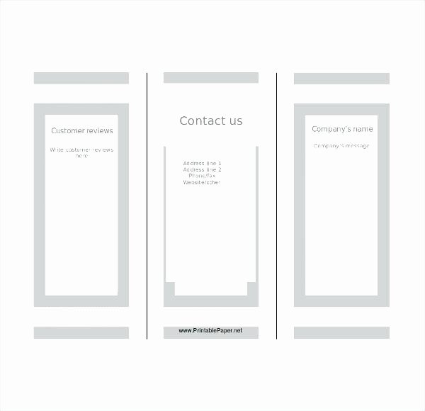 Word Trifold Brochure Template Lovely Blank Trifold Template Blank Tri Fold Brochure Template