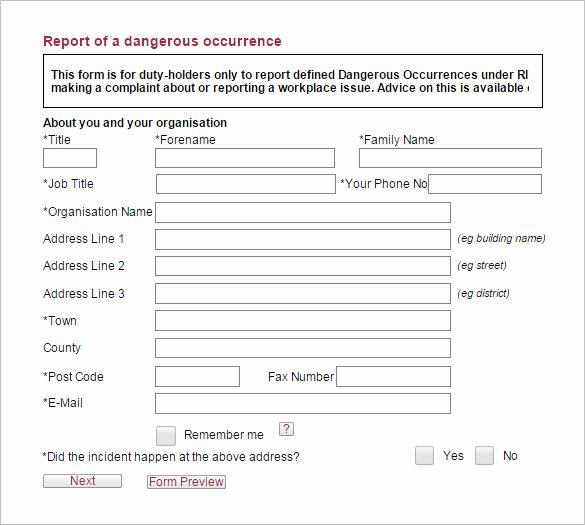 Work Incident Report Template Lovely 13 Employee Incident Report Templates Free Pdf Word