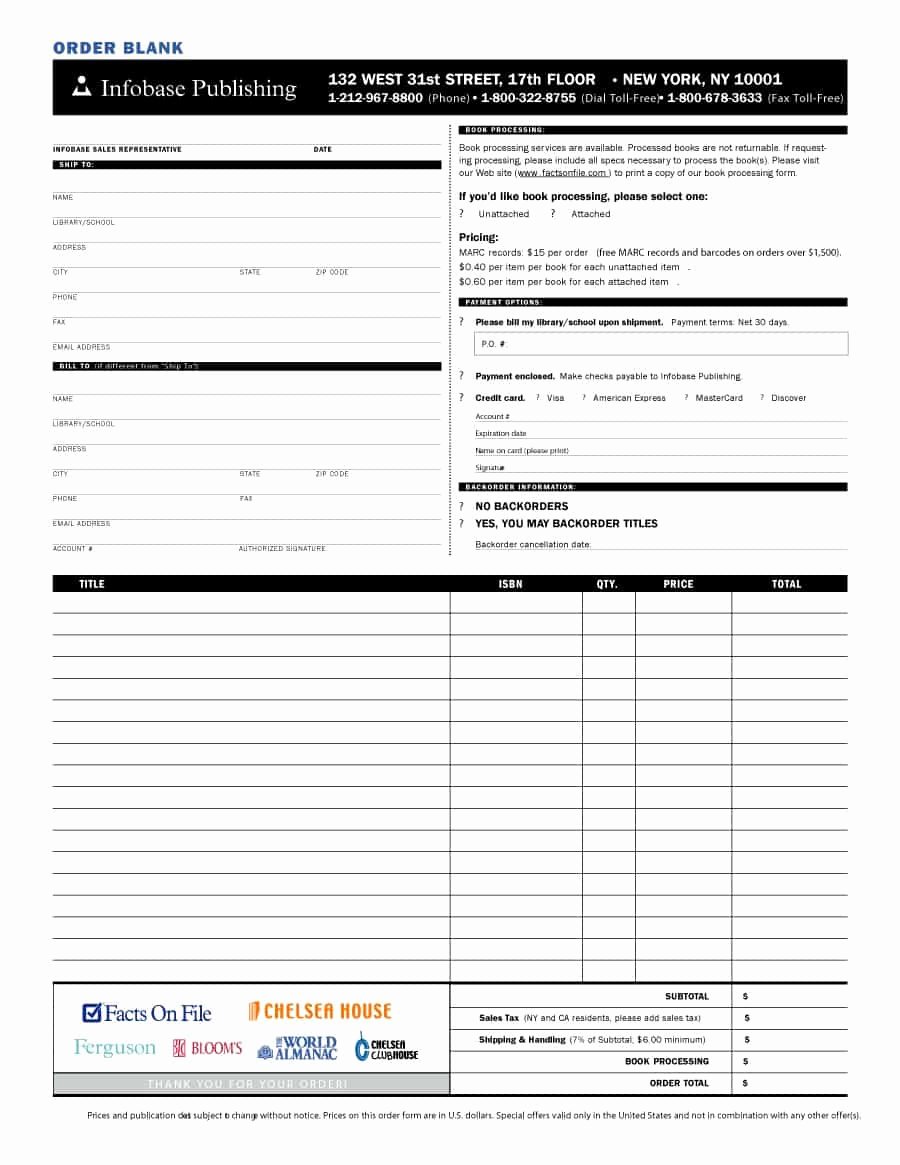 Work order form Template New 40 order form Templates [work order Change order More]