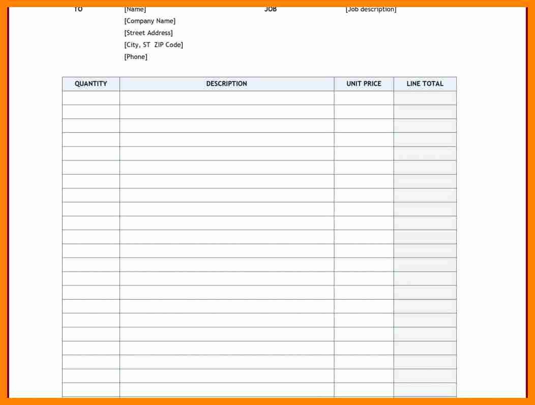 Work orders Template Free Unique Free Printable Work order Template