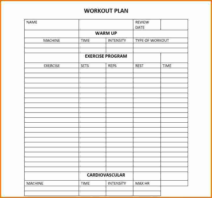 Workout Plan Template Excel Beautiful Cathe Workout Sheets – Eoua Blog