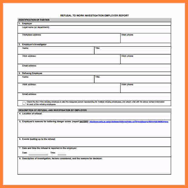 Workplace Investigation Report Template Inspirational 4 Employee Investigation Report Template