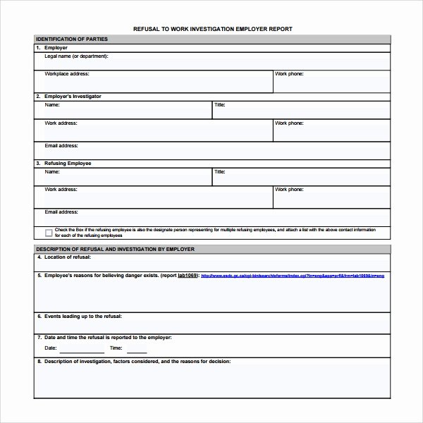 Workplace Investigation Report Template Luxury 15 Investigation Report Templates Google Docs Word