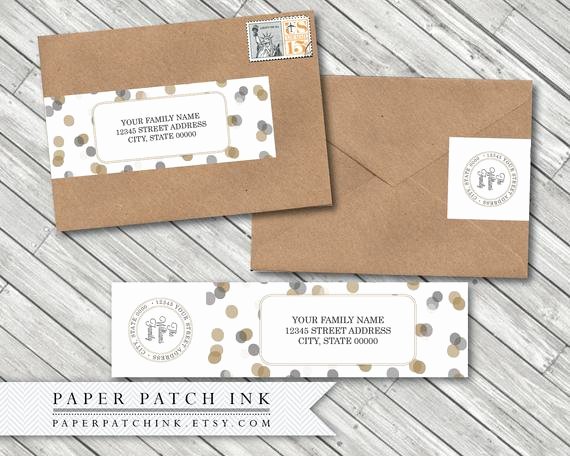 Wrap Around Label Template Fresh Items Similar to It S A Wonderful Life Confetti Christmas
