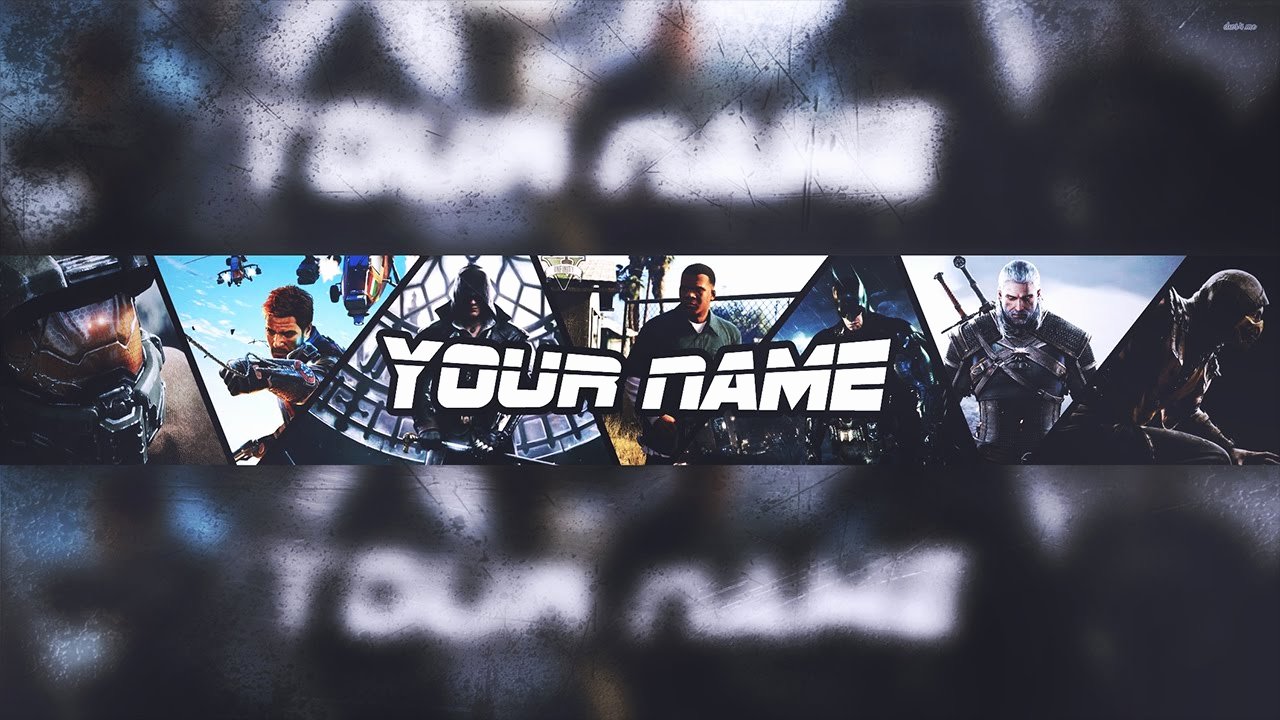 Youtube Banner Template Gaming Inspirational Banner Template