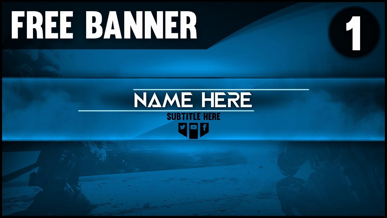 Youtube Banner Template Gaming Unique Free Gaming Banner Template 1 Professional Look