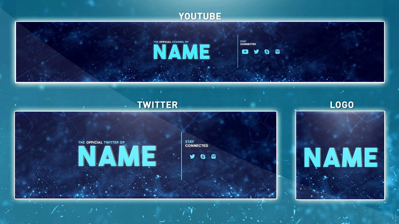 Youtube Banner Template Photoshop Elegant Free Banner Template