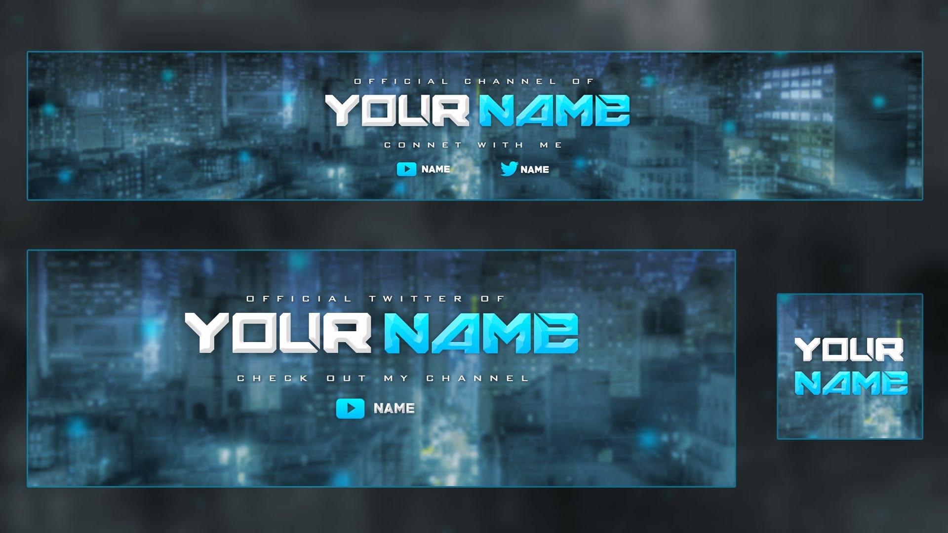 Youtube Banner Template Size