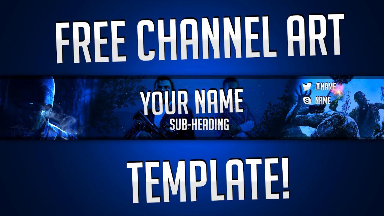 Youtube Channel Logo Template New [ Shop] Free Hd Youtube Channel Banner Template