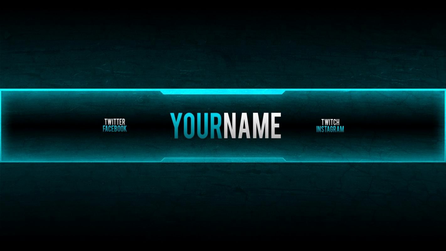 Youtube Gaming Banner Template Luxury Youtube Channel Template